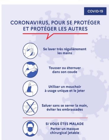 covid19 affiche sécurité covid 19
